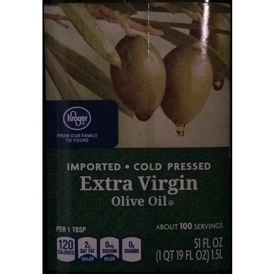 Calories In Extra Virgin Olive Oil From Kirkland Signature