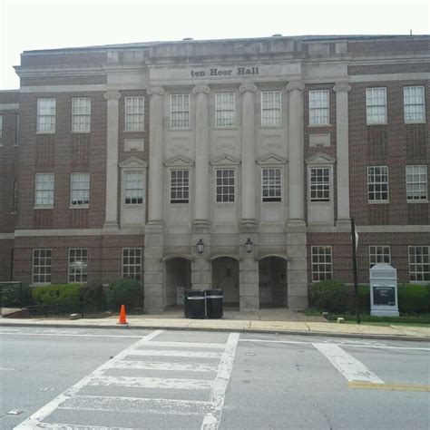 Ten Hoor Hall College History Building In Tuscaloosa