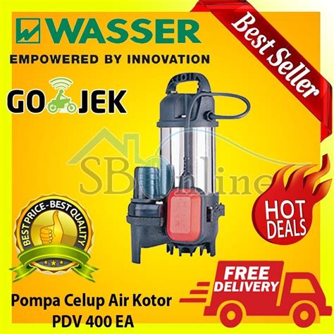 Jual Pompa Celup Air Kotor Otomatis Wasser PDV 400 EA Harga Pabrik