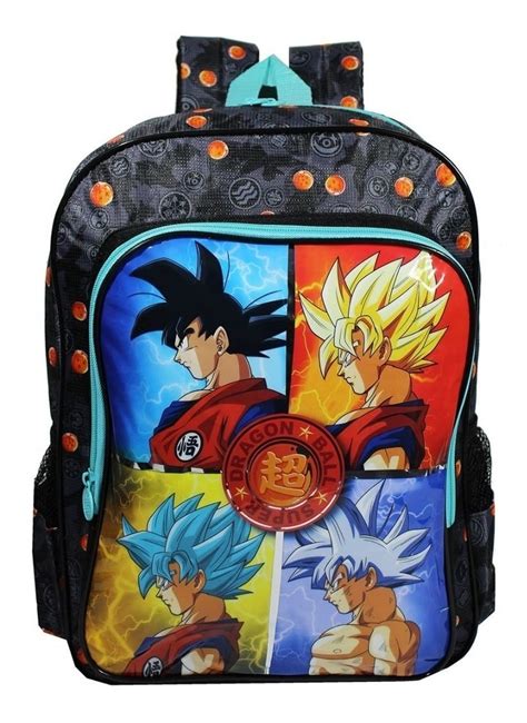 Kit Mochila Dragon Ball Z Goku Costas Lancheira Original Inf Mercado