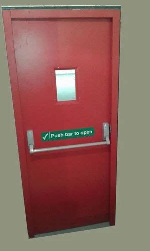 Mild Steel Emergency Exit Fire Door Powder Coated At Rs Piece In