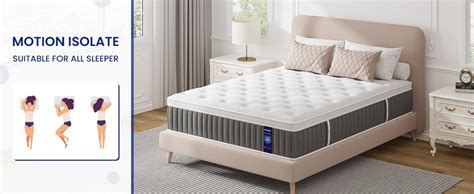 Bedstory Double Mattress Inch Medium Firm Hybrid Full Size Mattress