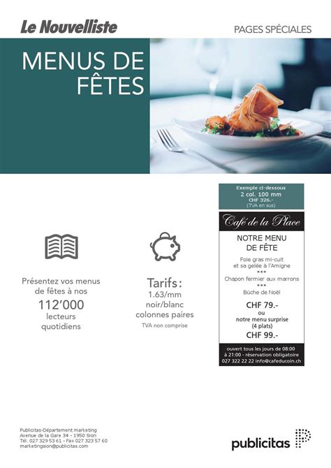 Menus De Fetes By No Lie Berthod Brand Issuu