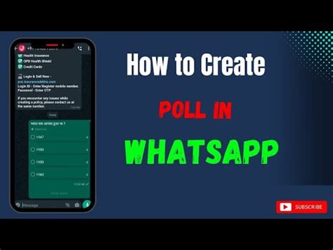 How To Create Poll In Whatsapp How To Create A Poll On Whatsapp