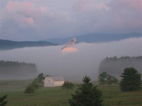 Giant In The Mist National Radio Astronomy Observatory