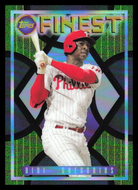 2022 Topps Finest Flashbacks Black Refractor 183 Didi Gregorius 25