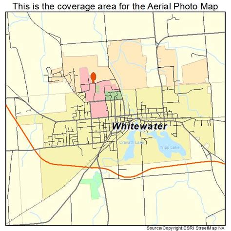 Aerial Photography Map Of Whitewater Wi Wisconsin