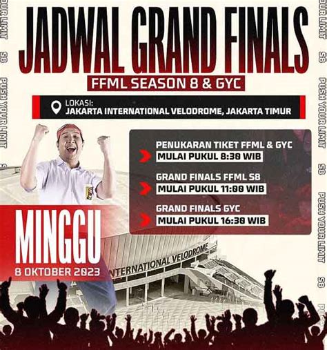 Catat Ini Jadwal Grand Finals Ffml Season Beserta Daftar Tim Yang