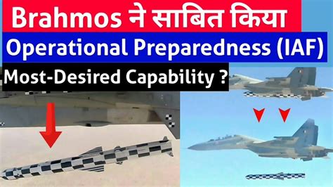 Latest IAF Successfully Test Fires BrahMos Missile From Su30 MkI