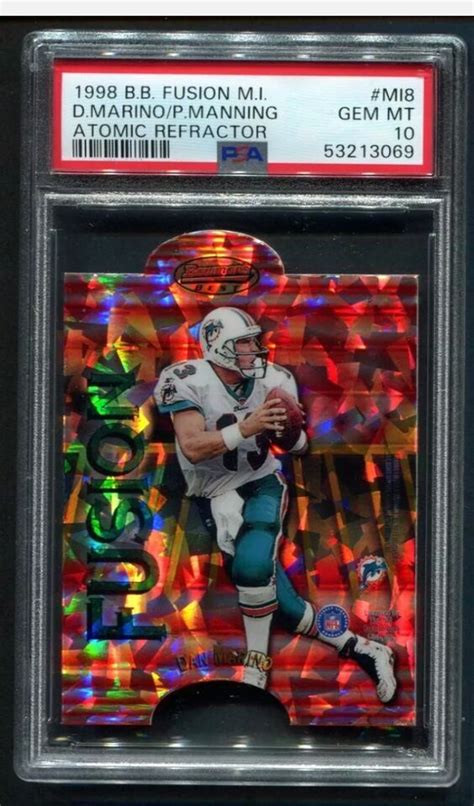 Pop Psa Bowman S Best Peyton Manning Atomic Refractor