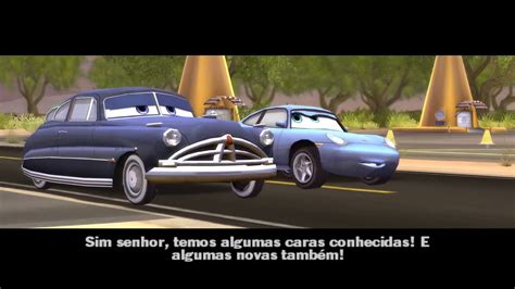 DISNEY CARROS EM PORTUGUES O FILME DO JOGO RELAMPAGO MCQUEEN PIXAR CARS