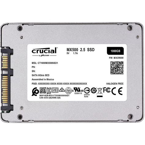 Ổ cứng SSD 1TB Crucial MX500 2 5 Inch SATA III Tuanphong vn