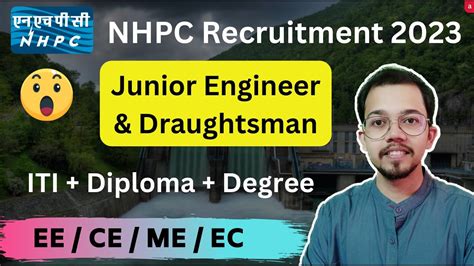 Nhpc Recruitment Ee Ce Me Ec Iti Diploma Degree