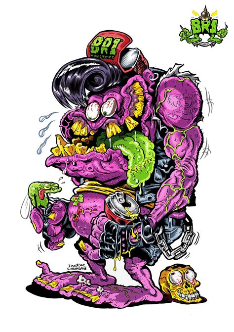 Weirdo Monster Design For Br1 Monsters Lowbrow Art Illustration