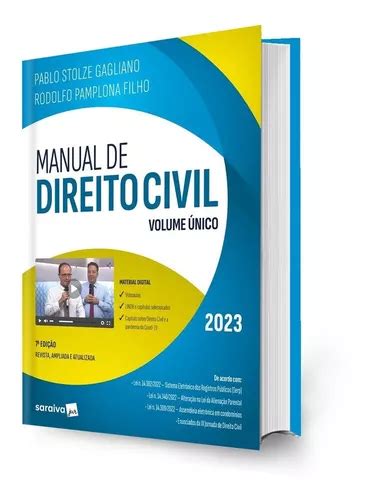 Livro Manual De Direito Civil Volume Único 7ª Edição 2023 Frete