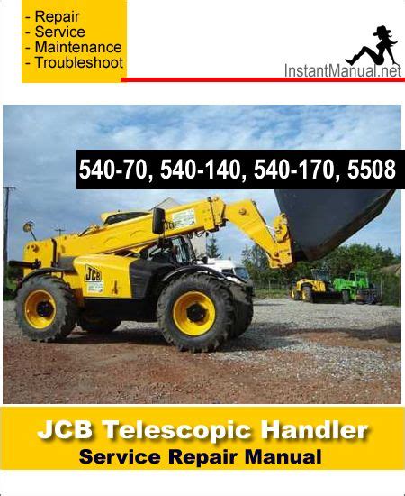 An Instruction Manual For The Jcb Telecopic Handler Service Repair Manuals