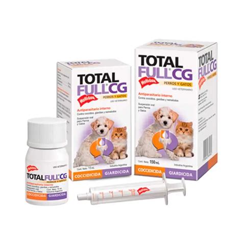 Total Full Fcg Perros Y Gatos Ml Antiparasitario Interno De Amplio