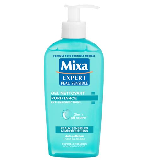 Mixa Expert Peau Sensible Gel Nettoyant Purifiance Anti Imperfections