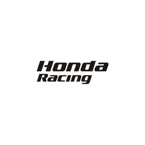 Sticker Honda Racing Coloris Et Taille Au Choix