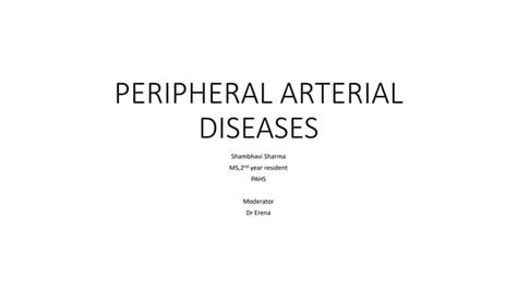 Peripheral Vascular Diseasesfinal1pptx