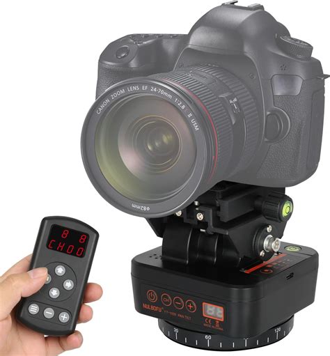 Tripod Head Motorized Remote Control Rotating Panoramic