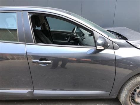 Renault Megane Iii Berline V Tce Salvage Vehicle Gray