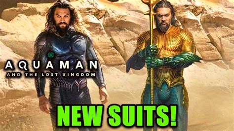 First Look At Aquaman Blue Stealth Suit Aquaman And The Long Kingdom