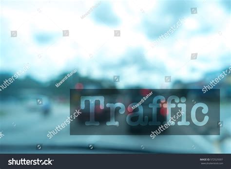 Traffic Text Blur Backgroundtransportation Concept Stock Photo 572529301 | Shutterstock