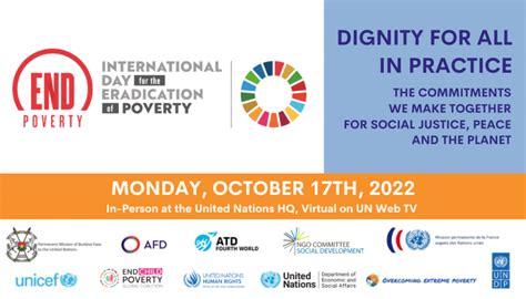 International Day For The Eradication Of Poverty 2022 Poverty Eradication