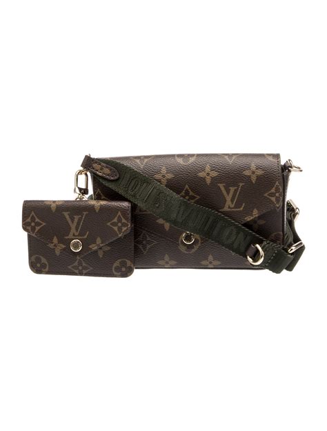 louis vuitton lv monogram felicie strap   brown mini bags