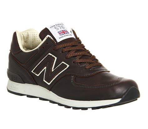 New Balance 576 Mens Shoes Nb 2469650015 Brown Leather Factory Online