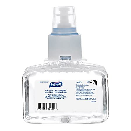 Purell ADX Advanced Green Certified Foam Instant Hand Sanitizer 23 6 Oz