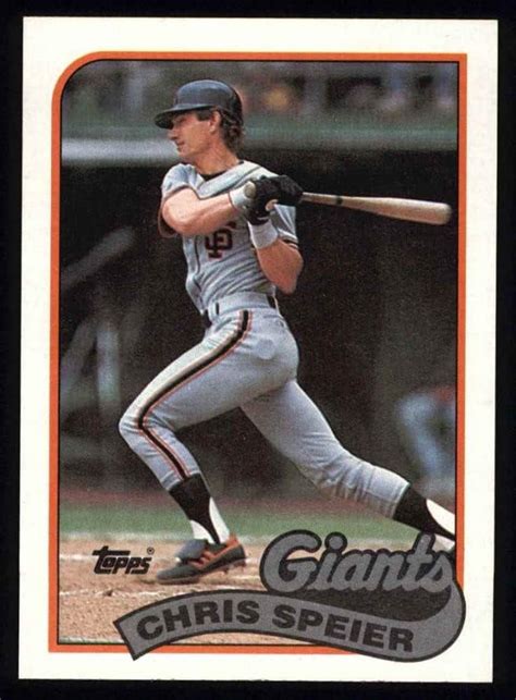 Amazon Topps Chris Speier San Francisco Giants Baseball