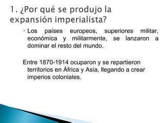 Tema Imperialismo Ppt Descarga Gratuita