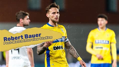 Post Match Interview Stvv Kv Mechelen Robert Bauer Stvv Youtube