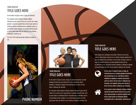 Weekend Basketball Camp Brochure Template Mycreativeshop