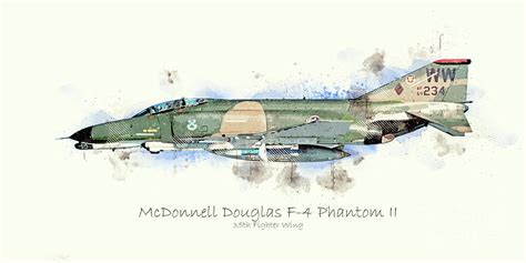 F 4 Phantom Ii Digital Art By Airpower Art Pixels