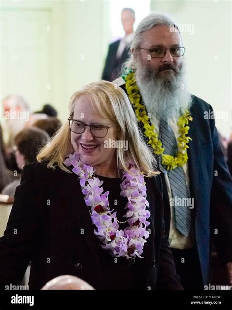 Amy Carter And Her Husband John Joseph Jay Kelly Depart After The Funeral Service For Former