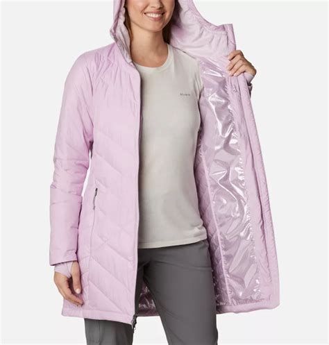 Womens Heavenly™ Long Hooded Jacket Columbia Sportswear