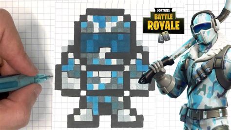 Skin Fortnite Pixel Facile Como Desenhar Congelamento Pixel Art Fortnite Youtube Bambi