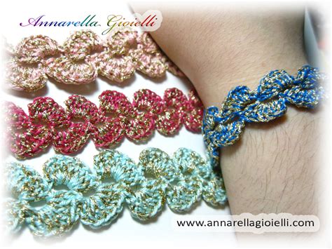 Annarella Gioielli Tutorial Uncinetto Bracciali Per L Estate