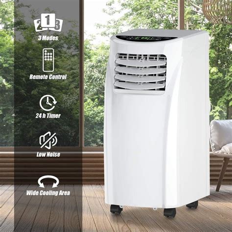 Costway Portable Air Conditioner 8000 Btu Air Conditioner Unit Spaces