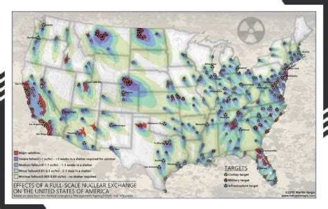 Nuclear Attack Map 2024 Key Targets And Fallout Risks Mira Safety