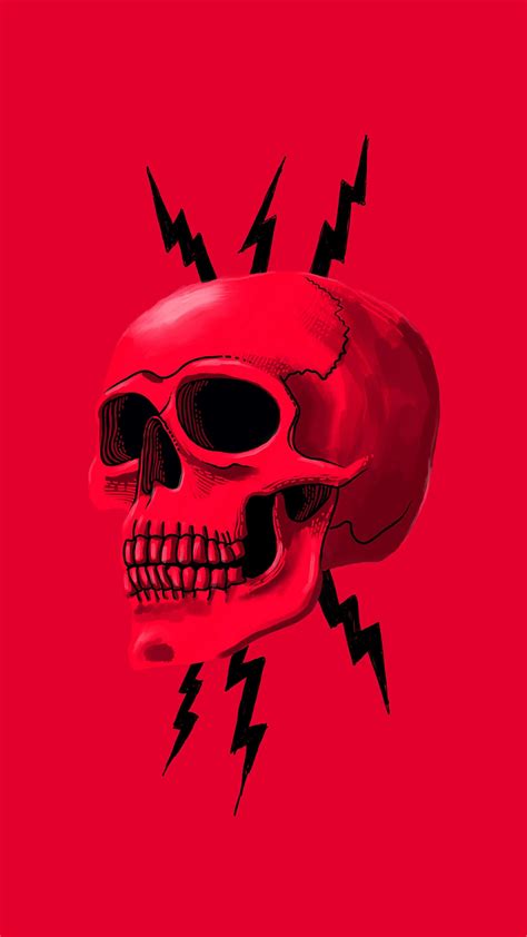 Red Skull Wallpapers Top Free Red Skull Backgrounds Wallpaperaccess