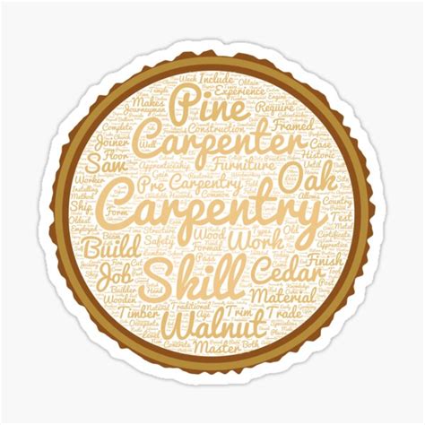 Carpentry Sticker For Sale By Phoenix23 Redbubble