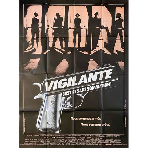 VIGILANTE French Movie Poster - 47x63 in. - 1983