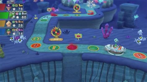 Mario Party10 Whimsical Waters 56 Rosalina Vs Yoshi Vs Waluigi Vs