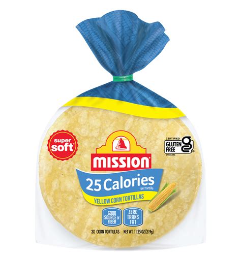 Low Calorie Yellow Corn Tortillas Mission Foods Off