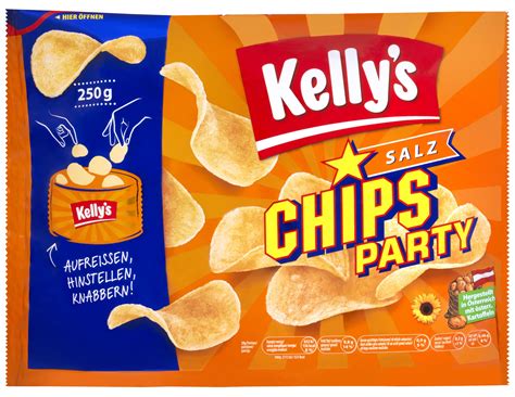 Kellys Chips Party Classic Salted