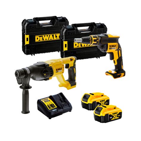 Kit Dewalt pladur DCF620 DCH133 2 x 5ah baterías Pro Ferretería